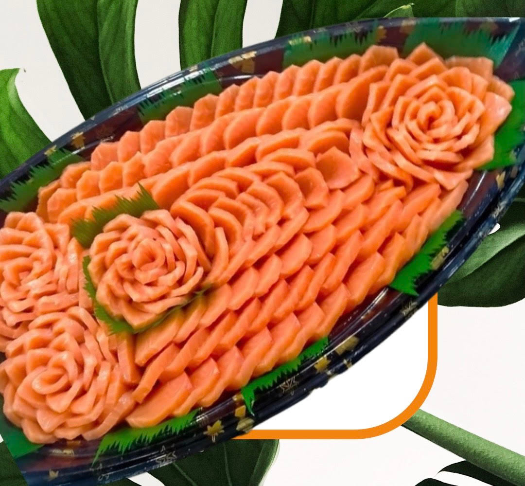 Family Salmon Sashimi Boat