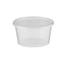 Microwavable Plastic Container Round